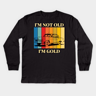 old but gold Kids Long Sleeve T-Shirt